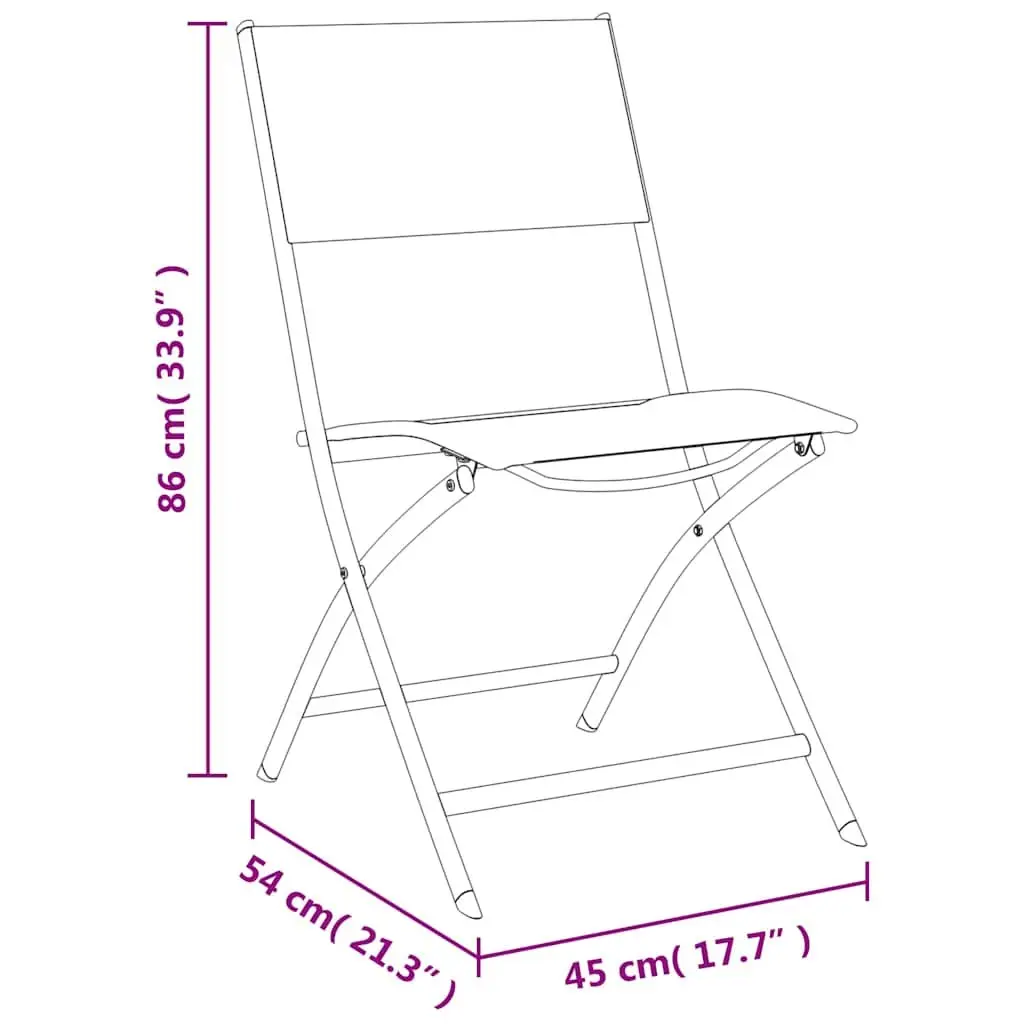Outdoor Dining Set 9 Piece Steel Frame Table Chairs Stackable Garden Furniture