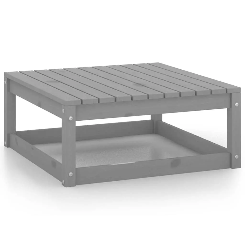 6 Piece Garden Lounge Set Grey Outdoor Furniture Modular Sofa Patio Lounge