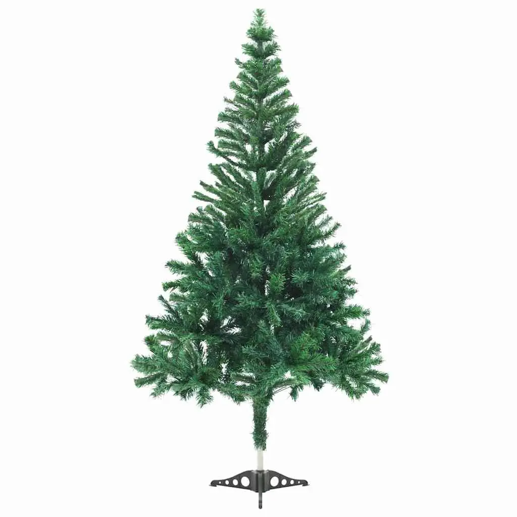 Artificial Christmas Tree Pre-lit 120cm Green 230 Branches Holiday Decoration