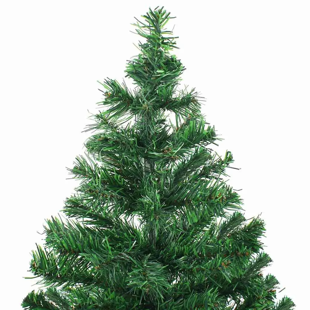 Artificial Christmas Tree Pre-lit 120cm Green 230 Branches Holiday Decoration