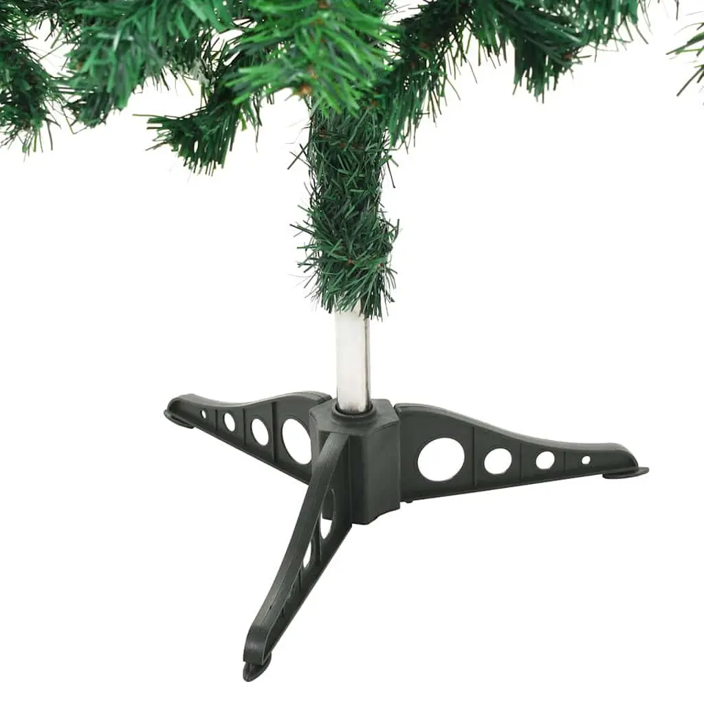 Artificial Christmas Tree Pre-lit 120cm Green 230 Branches Holiday Decoration