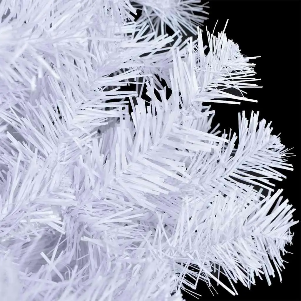 White Artificial Pre-lit Christmas Tree 210cm 910 Branch Tips Indoor Holiday