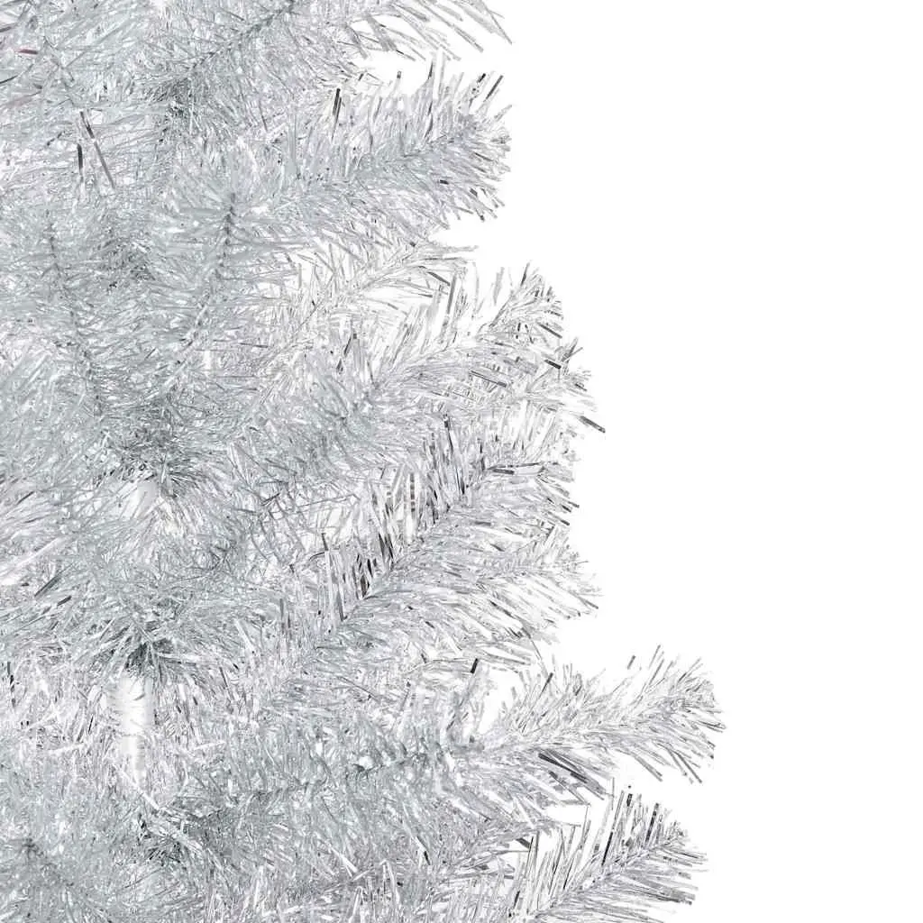 Artificial Christmas Tree Pre-lit LED Lights 150 cm Silver