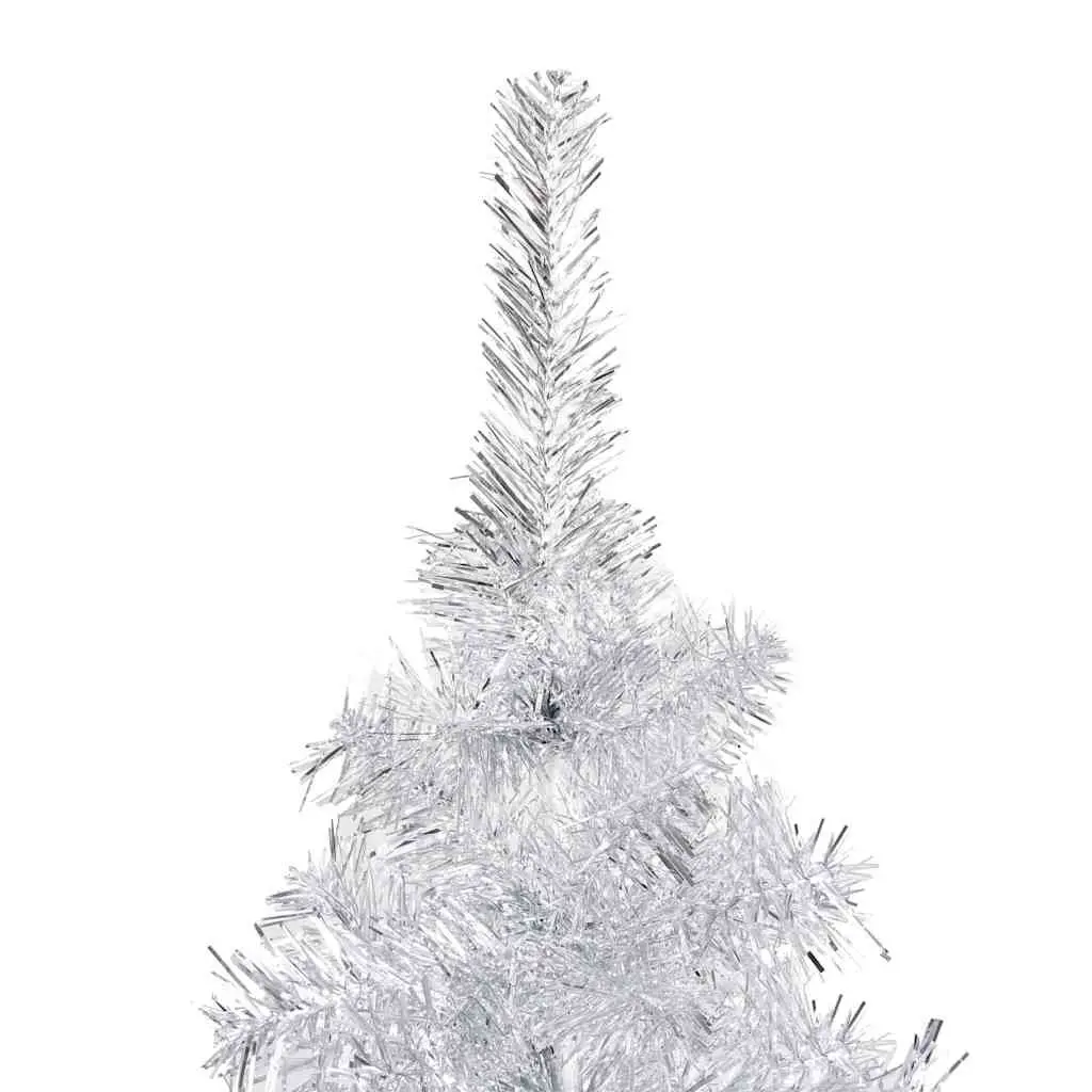 Artificial Christmas Tree Pre-lit LED Lights 150 cm Silver