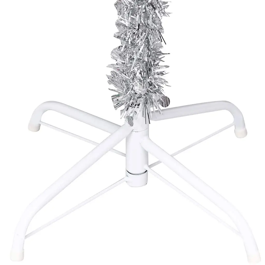 Artificial Christmas Tree Pre-lit LED Lights 150 cm Silver