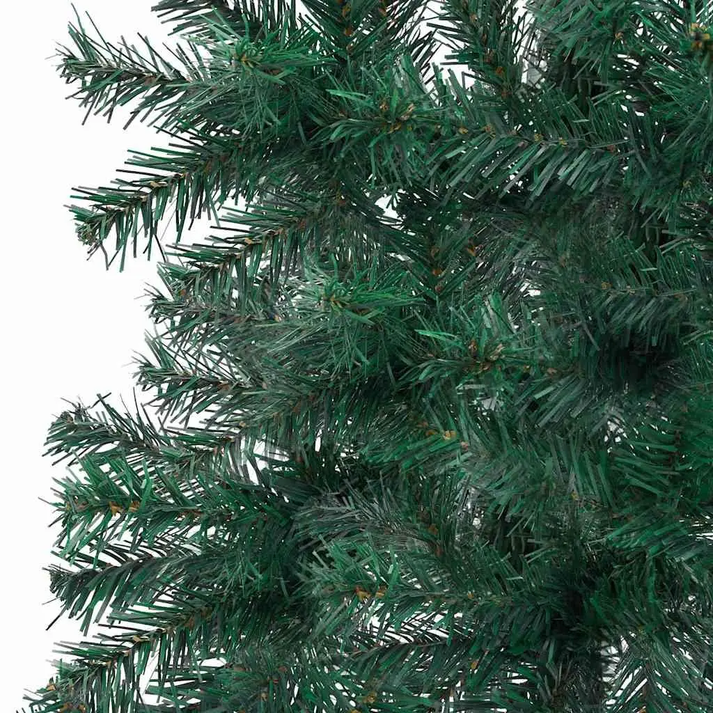 Corner Artificial Pre-lit Christmas Tree Green 180cm LED Lights Holiday