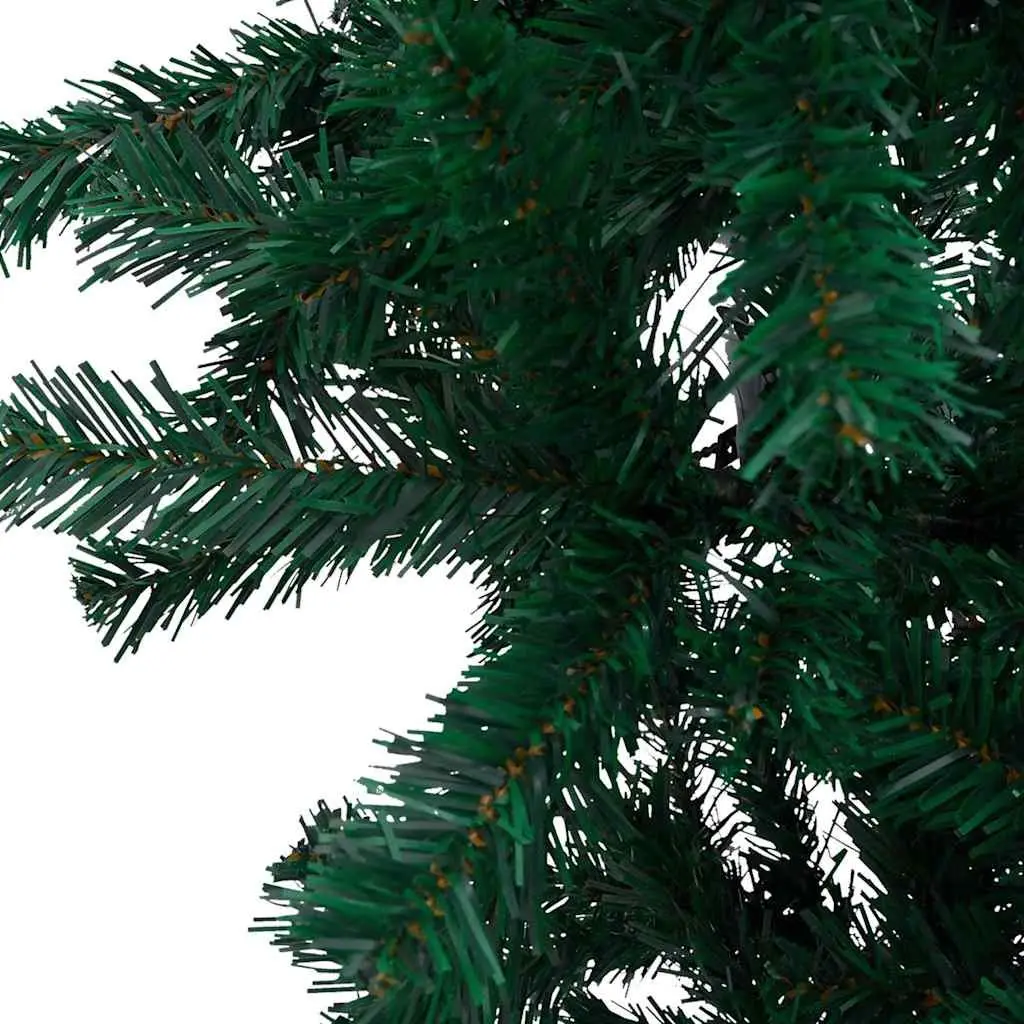 Upside-Down Artificial Christmas Tree Pre-Lit LED 180cm Green