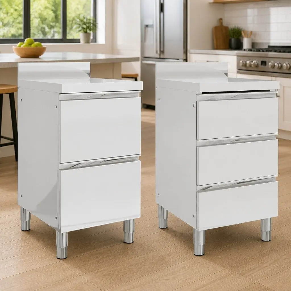 Commercial Kitchen Storage Cabinet Stainless Steel 50x60x96 cm