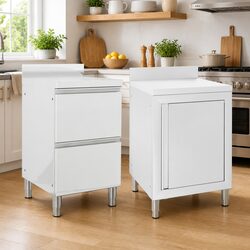 Commercial Kitchen Cabinet Stainless Steel Storage Equipment Food Service