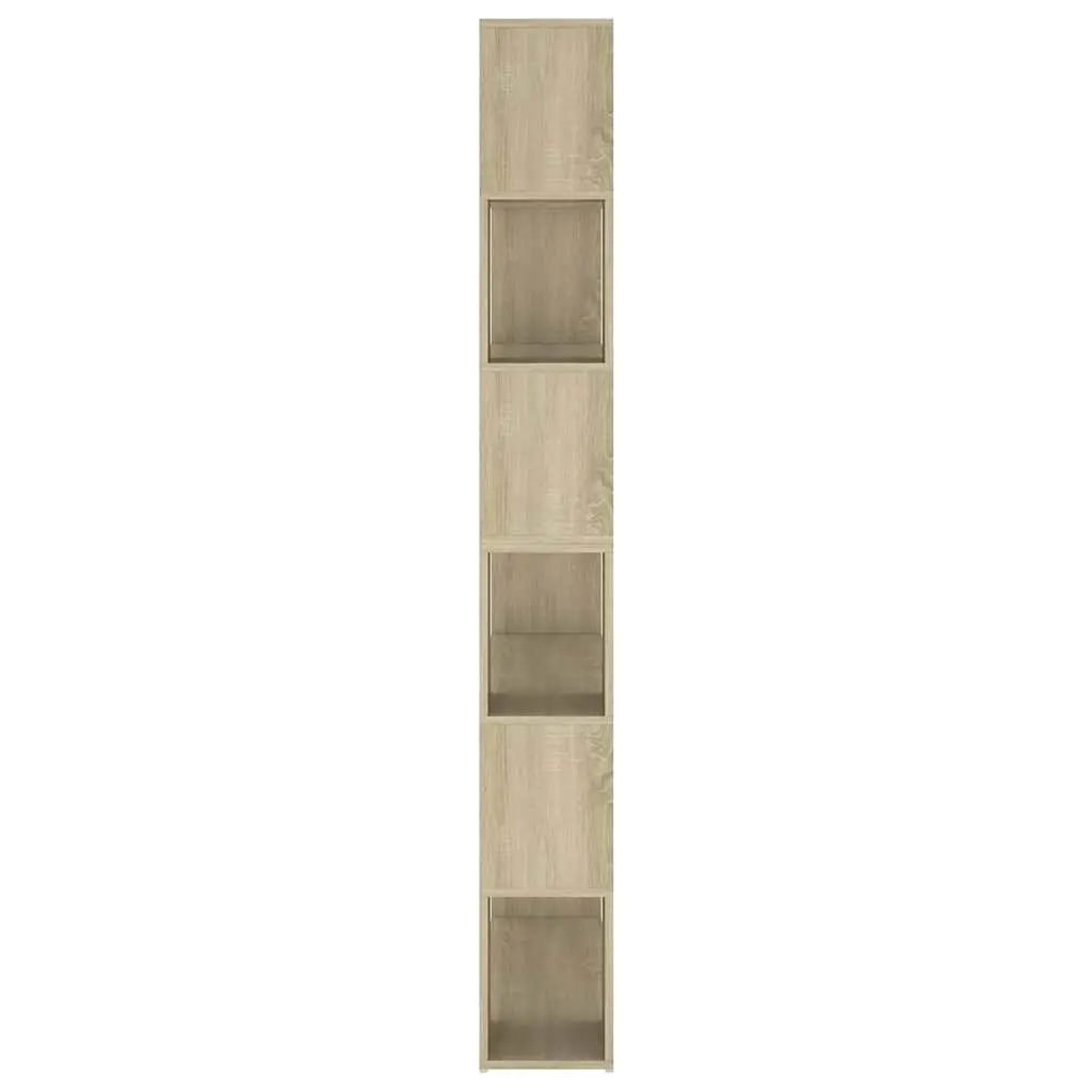 Book Cabinet Room Divider Storage Organizer Brown Wood-Based 100L x 24W x 188H cm
