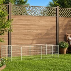 Dog Kennel 9m² Outdoor Pet Enclosure Steel Wire Mesh Exercise Run Lockable Door