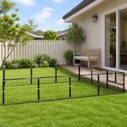 Dog Kennel Outdoor Enclosure 21m² Steel Wire Mesh Pet Exercise Run Pen