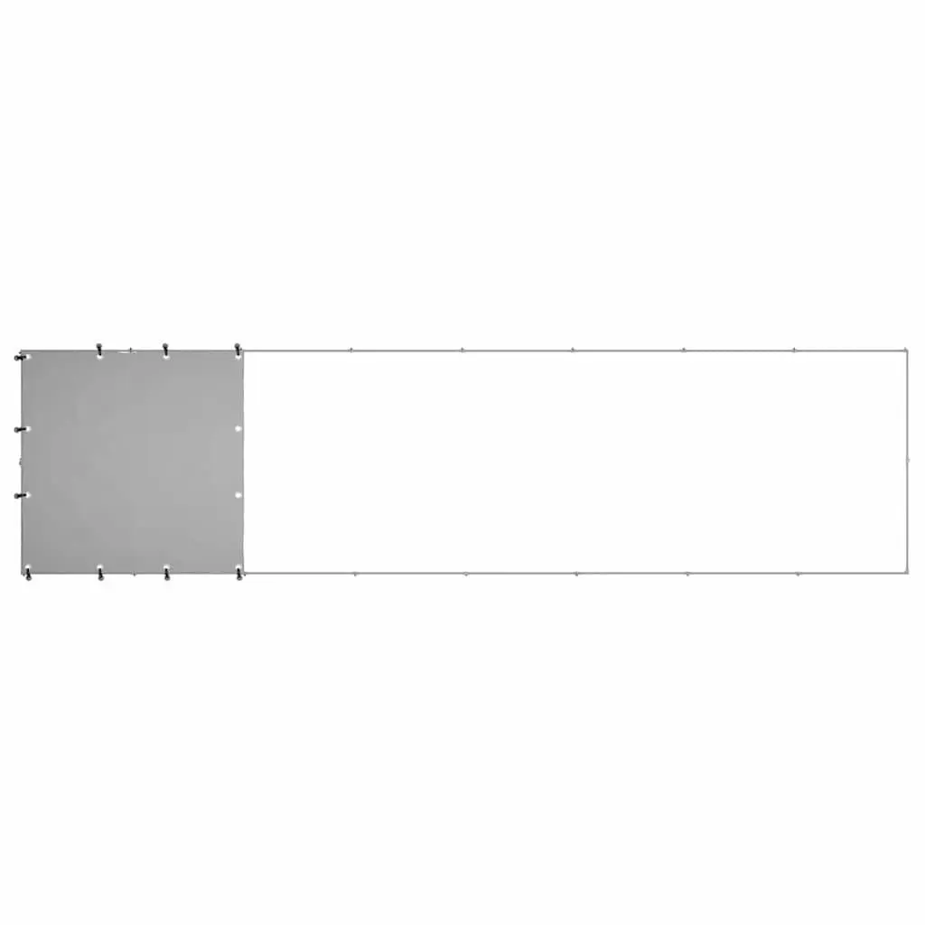 Dog Kennel Outdoor Steel Cage Pet Enclosure 4.84m² Silver