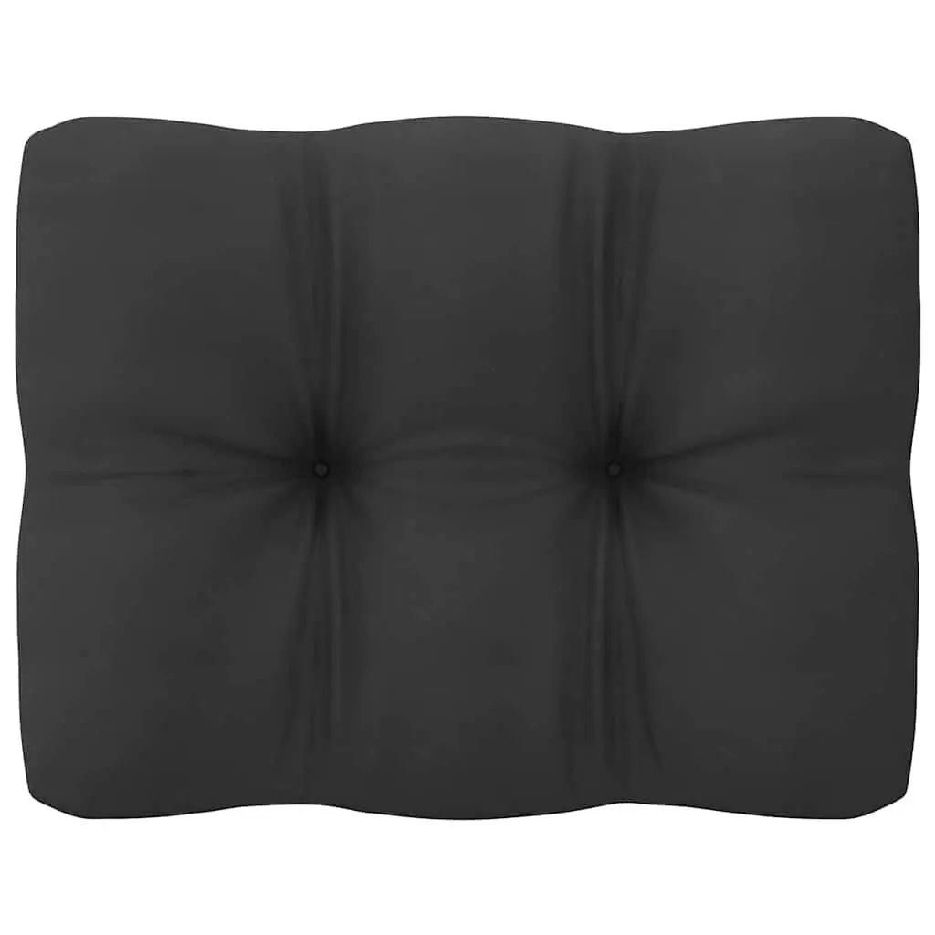 6 Piece Garden Lounge Set Outdoor Sofa Furniture with Cushions Anthracite