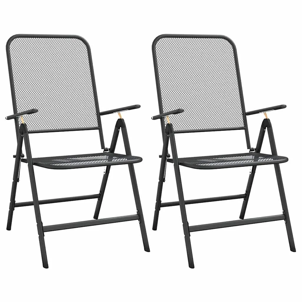 Garden Dining Set 3 Piece Outdoor Patio Furniture Folding Chairs Table