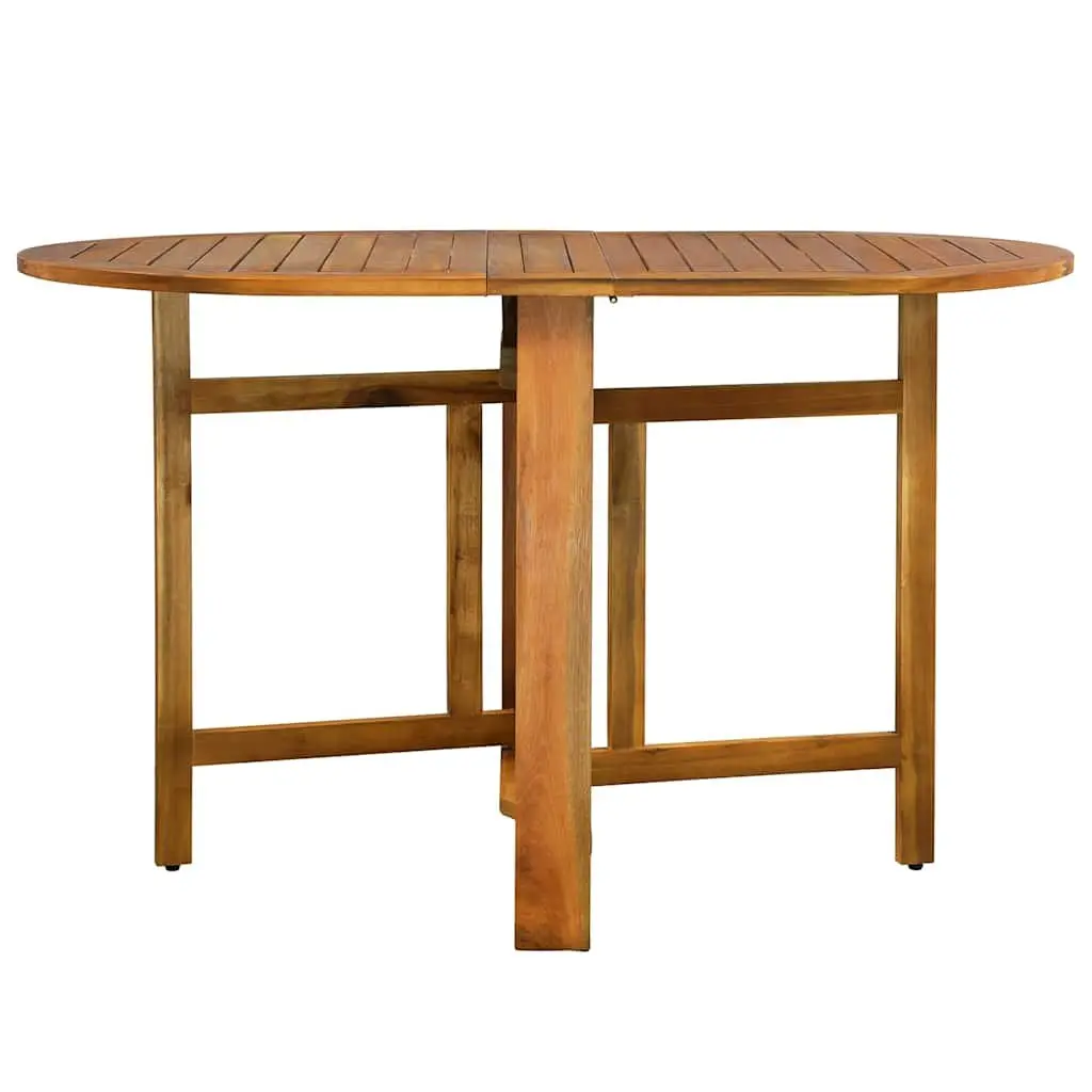 5 Piece Garden Dining Set Outdoor Patio Furniture Table Chairs Brown Wood