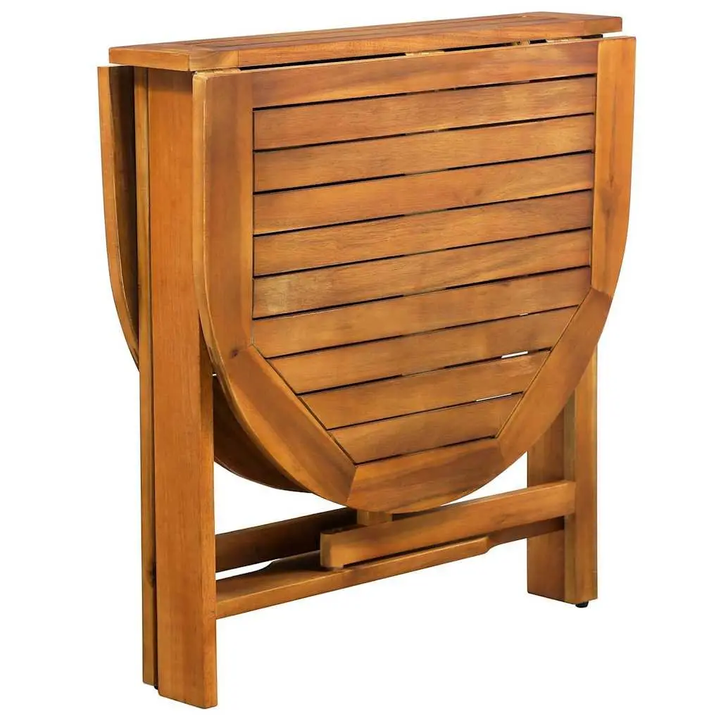 5 Piece Garden Dining Set Outdoor Patio Furniture Table Chairs Brown Wood