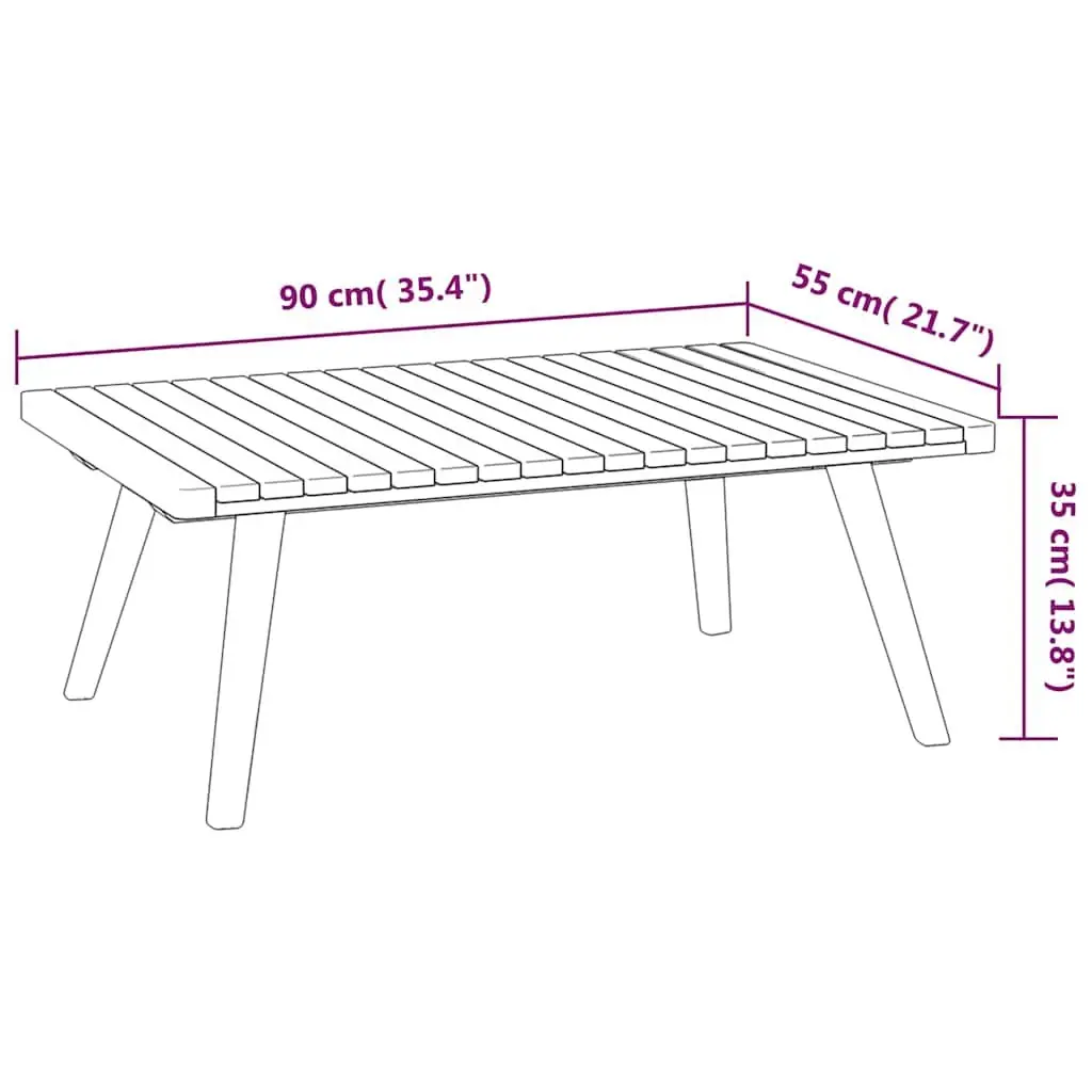 7 Piece Garden Lounge Set with Cushions Solid Acacia Wood Outdoor Patio