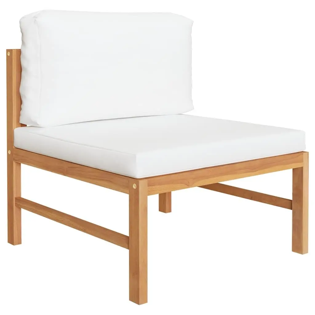 7 Piece Garden Lounge Set Outdoor Furniture Cushions Teak Wood Patio Seating