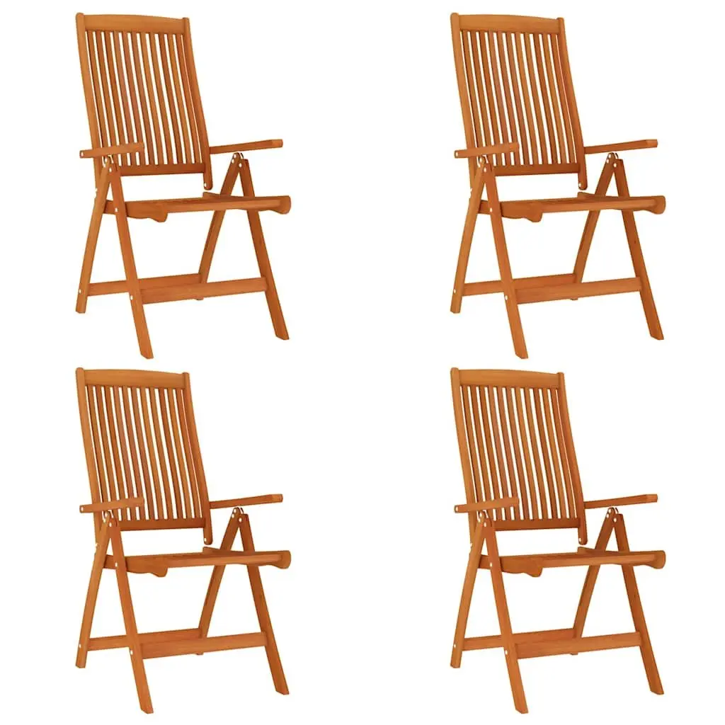 5 Piece Garden Dining Set Outdoor Patio Furniture Extendable Table Reclining