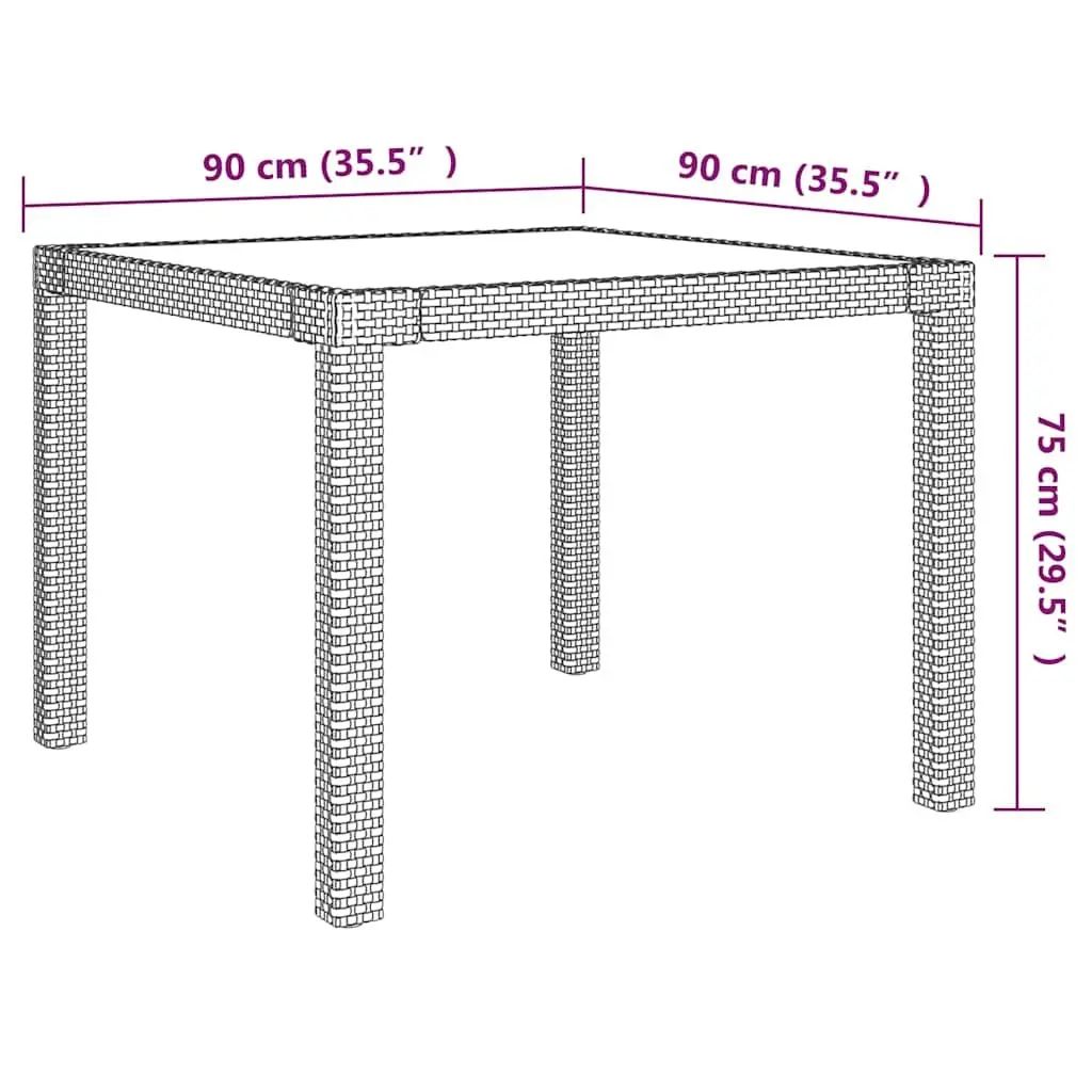 Outdoor Dining Set 5 Piece Beige Poly Rattan Garden Furniture Patio Table Chairs