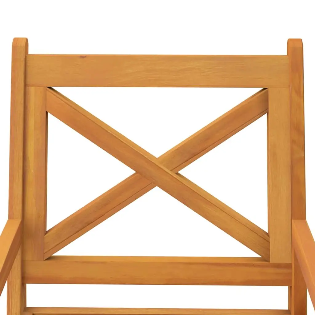 Outdoor Dining Chairs Set 6 pcs Garden Patio Seating Wood Furniture Brown