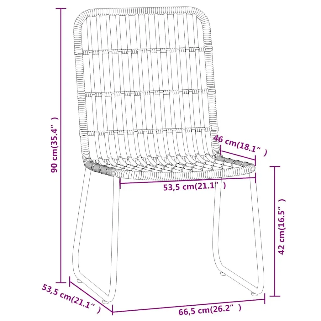 3 Piece Garden Dining Set Steel Frame Glass Top Black Outdoor Patio Table Chairs