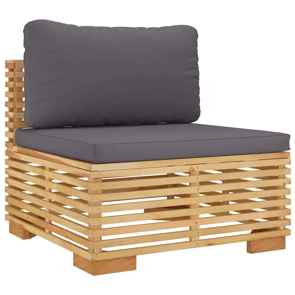 6 Piece Garden Lounge Set with Cushions Outdoor Furniture Wooden Patio Seating