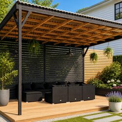 Garden Lounge Set 10 Piece Outdoor Furniture Black Poly Rattan Modular Patio
