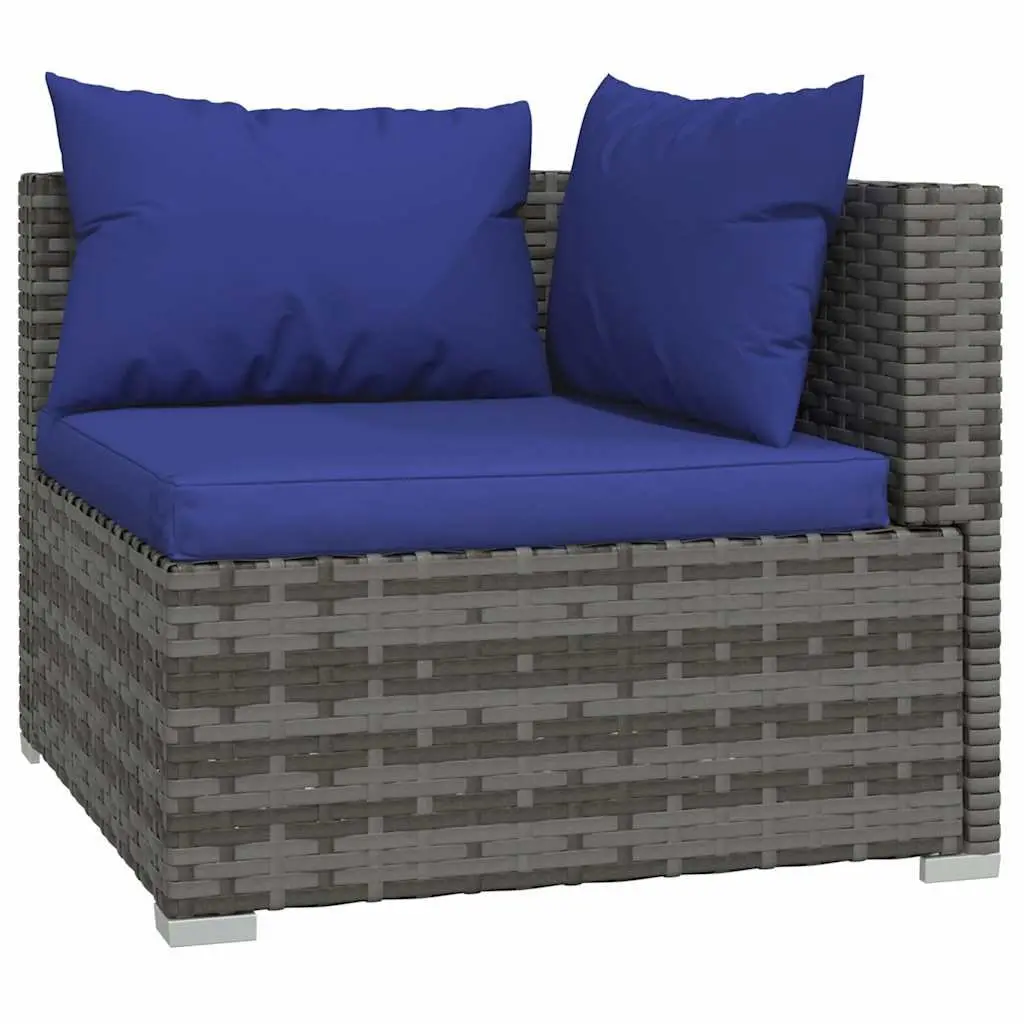 7 Piece Garden Lounge Set Outdoor Patio Furniture Poly Rattan Seating with