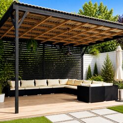 Outdoor Garden Lounge Set 10 Piece Poly Rattan Patio Furniture with Cushions