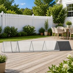 Rabbit Cage Hutch Anthracite Galvanised Steel Outdoor Run Enclosure Extension