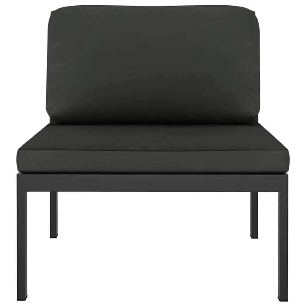 5 Piece Garden Lounge Set Modular Outdoor Patio Furniture with Cushions