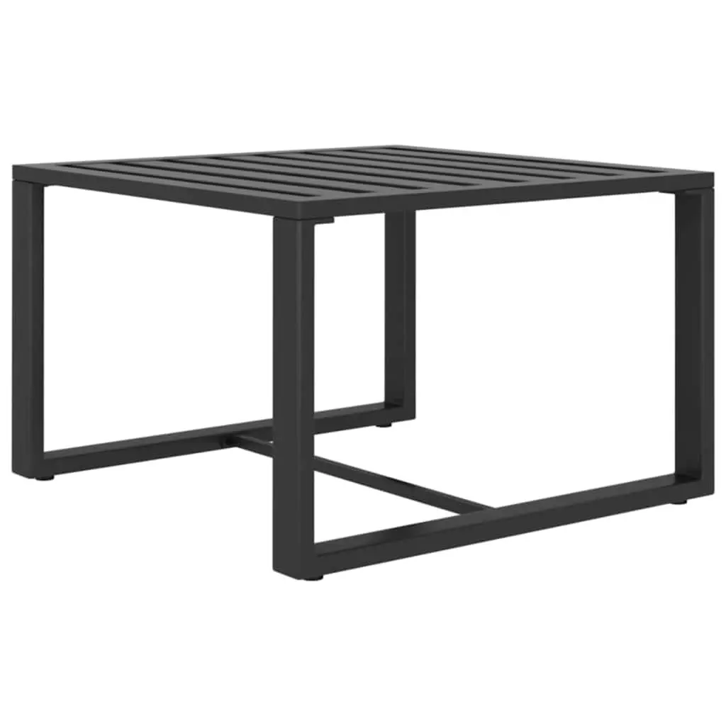 9 Piece Modular Garden Lounge Set Outdoor Patio Furniture with Cushions Anthracite Aluminium Frame