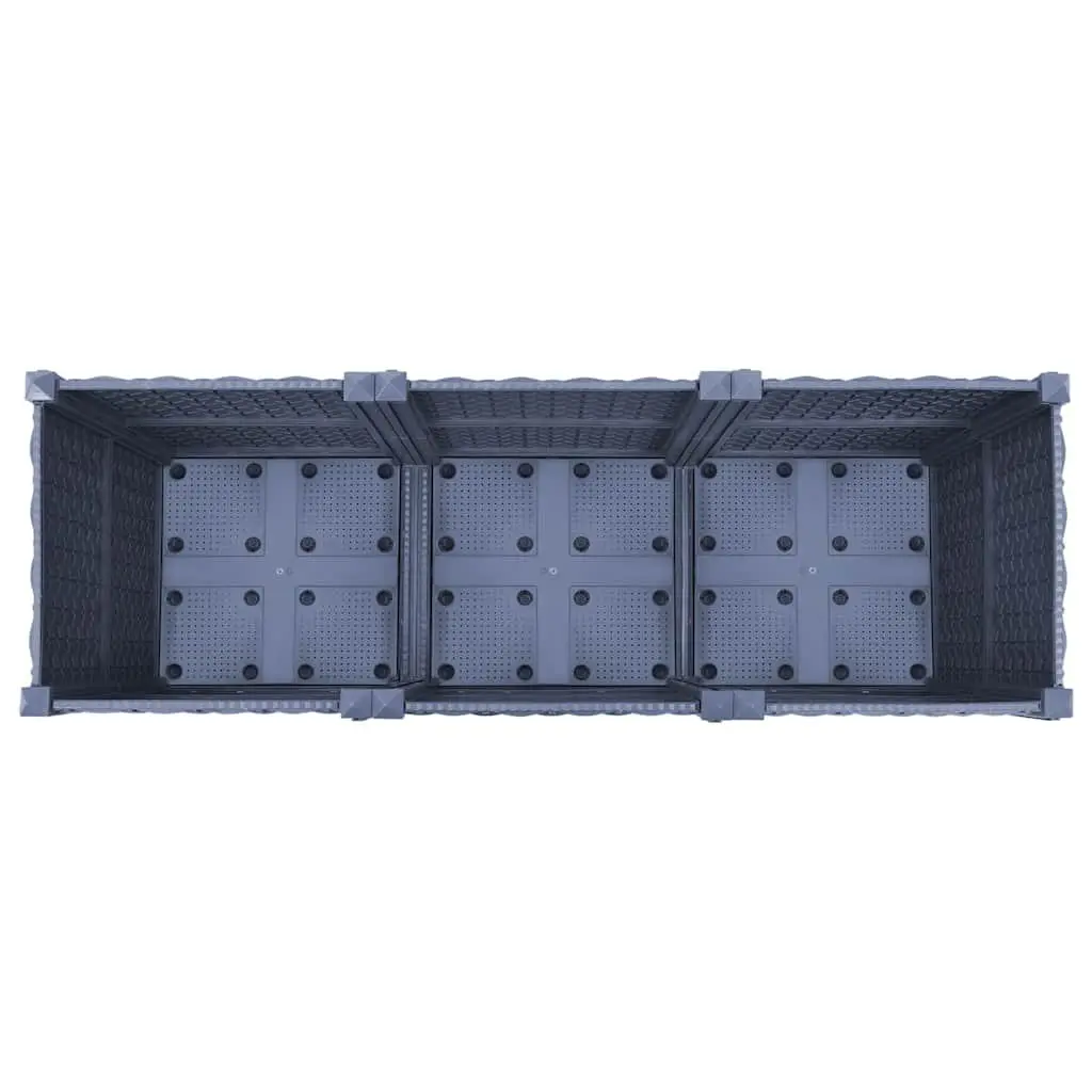 Raised Garden Bed Planter Box 120x40x38 cm Outdoor Pots Flowers Vegetables Herbs