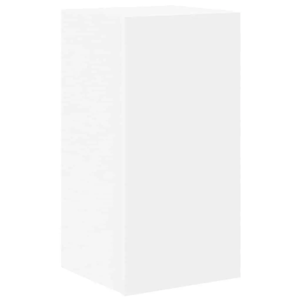TV Cabinet Set 7 Piece Wall-Mounted Storage Unit Engineered Wood White