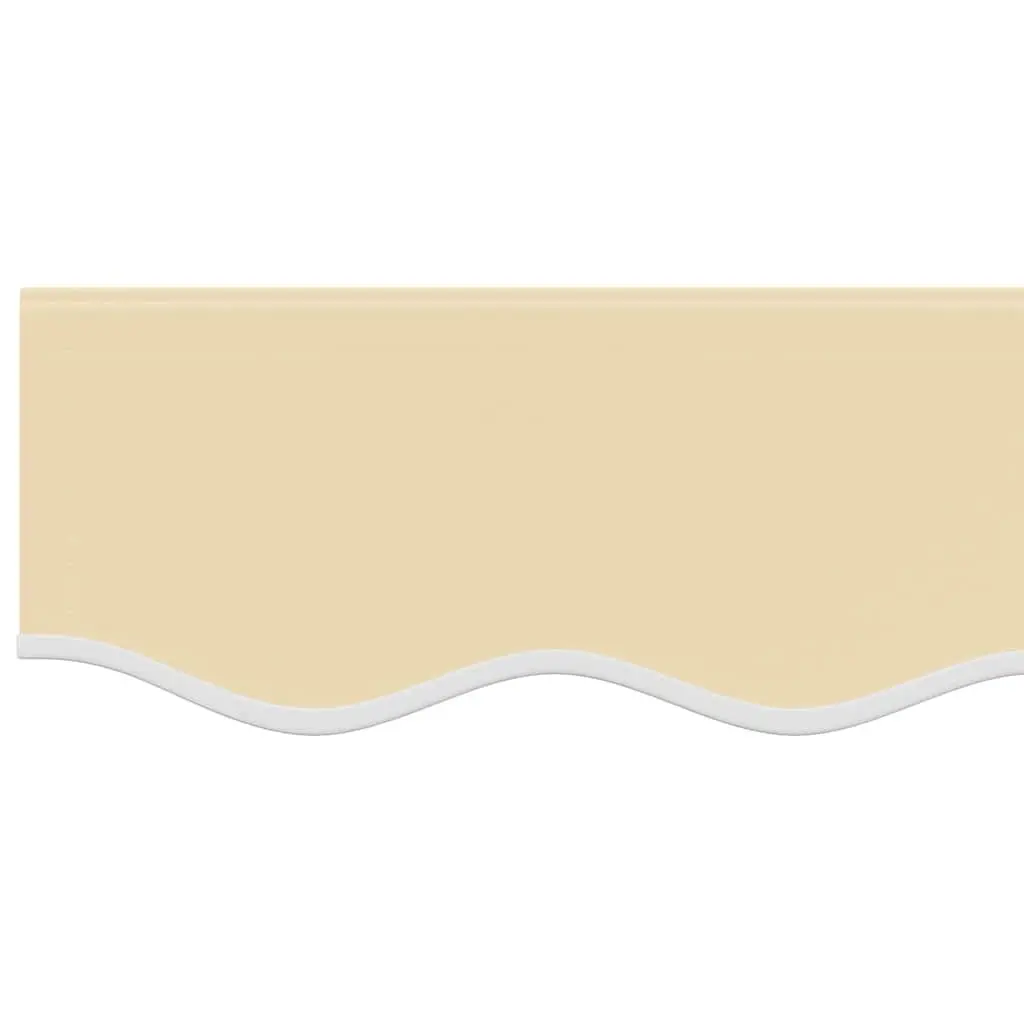 Awning Replacement Fabric UV-resistant Polyester 5x3.5m Cream Sunshade