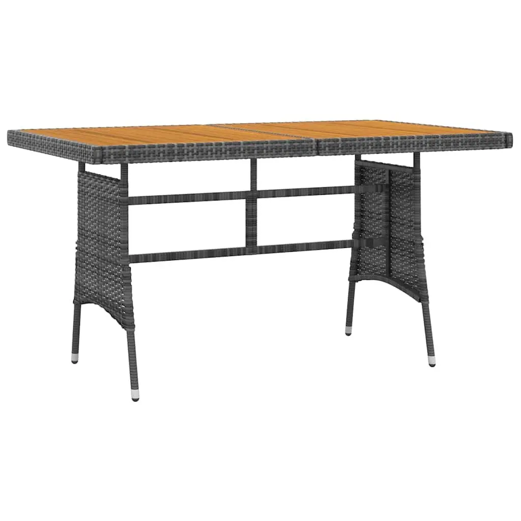 Outdoor Dining Set 5 Piece Patio Garden Furniture Table Chairs Grey