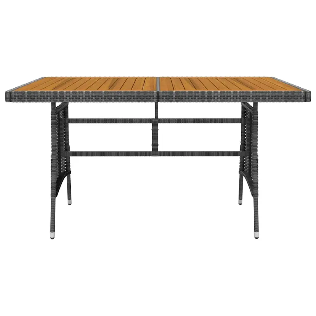 Outdoor Dining Set 5 Piece Patio Garden Furniture Table Chairs Grey