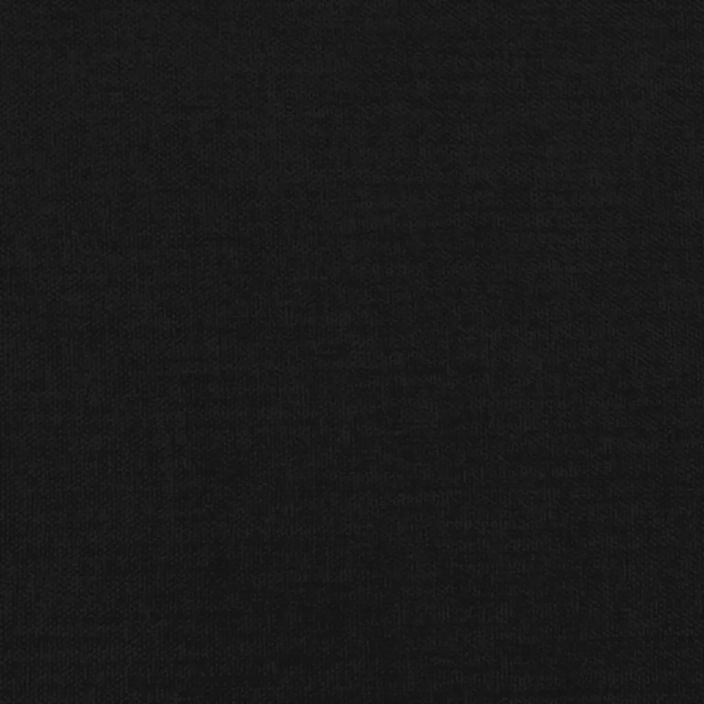 LED Headboard 144cm Black Fabric Bed Upholstered Modern Design Adjustable Height