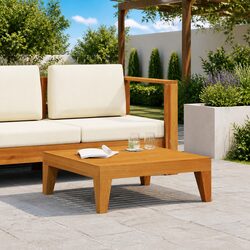 Solid Acacia Wood Garden Table 68.5x68.5x24cm Outdoor Furniture Brown