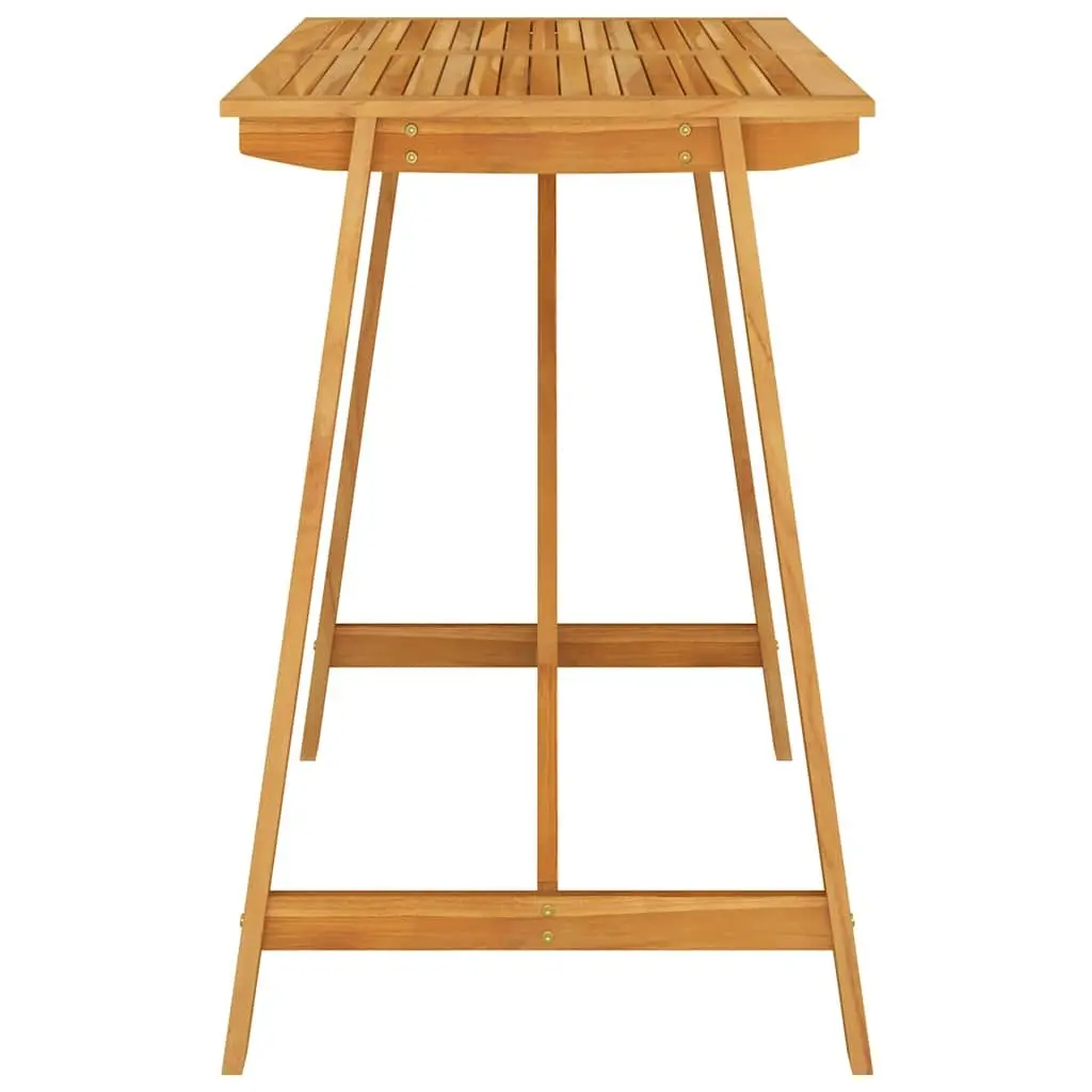 Garden Bar Table 140x70x104 cm Solid Acacia Wood Indoor Outdoor Furniture