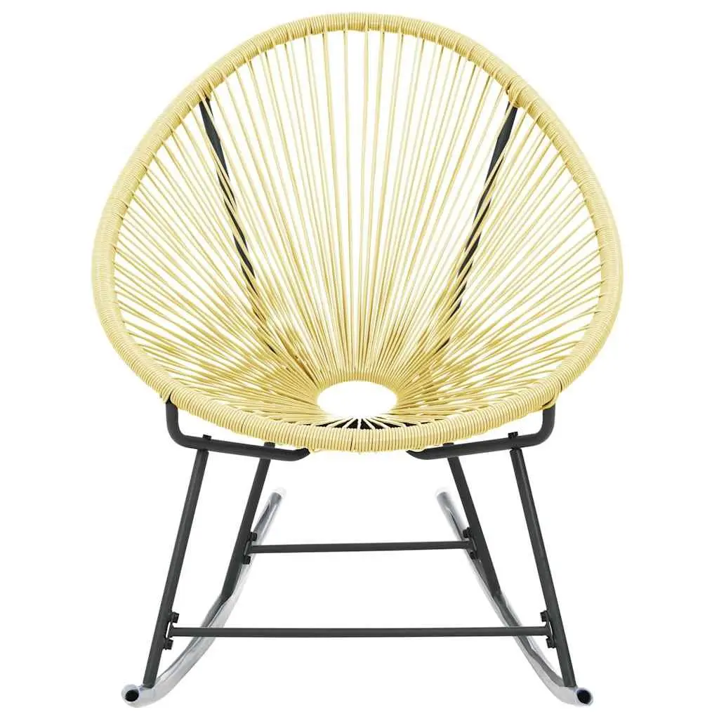 Outdoor Acapulco Chair Poly Rattan Garden Patio Seating Moon Chair Water