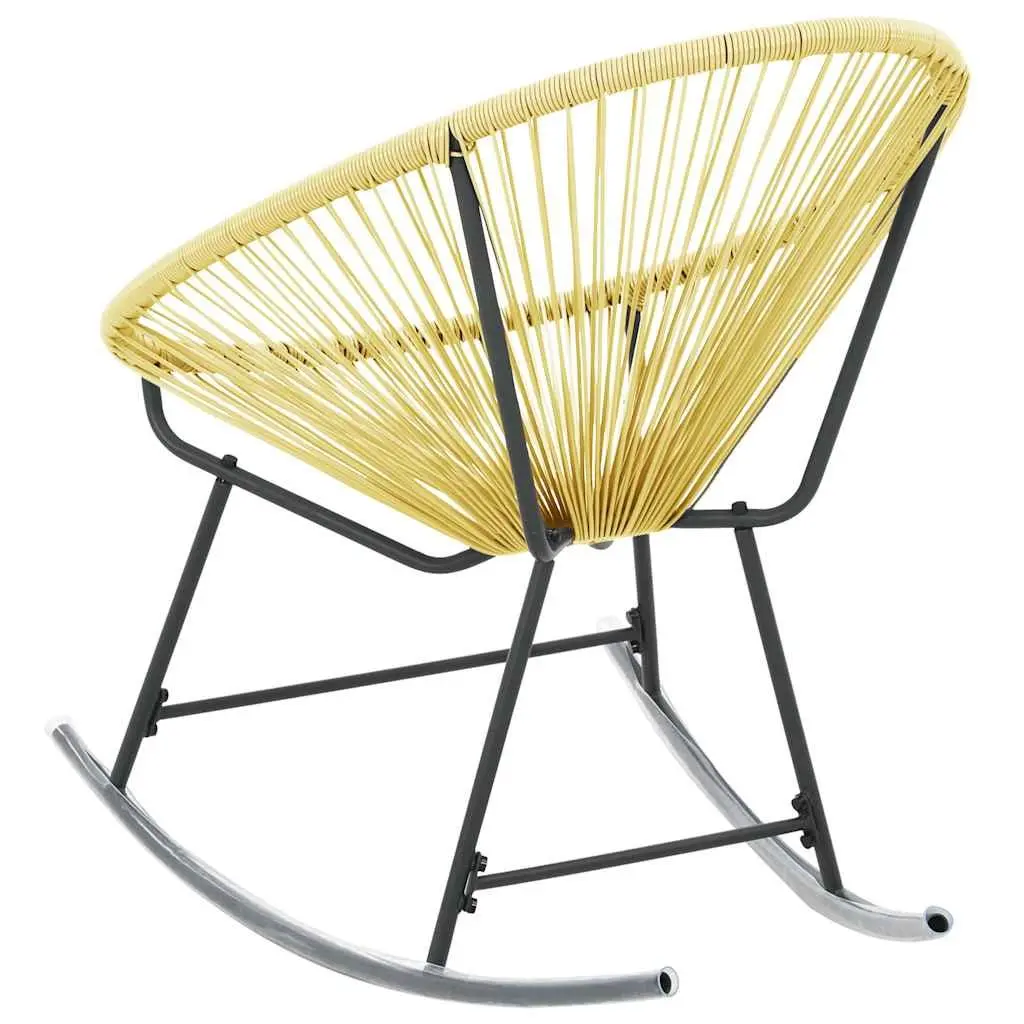 Outdoor Acapulco Chair Poly Rattan Garden Patio Seating Moon Chair Water