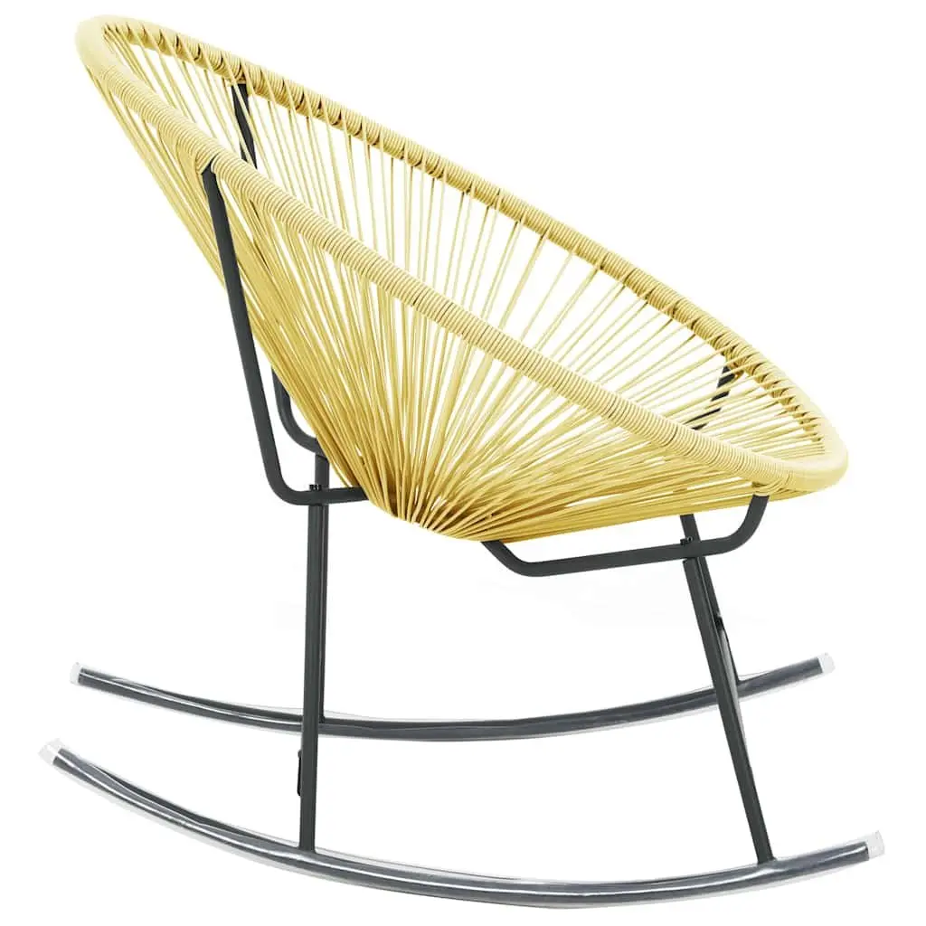 Outdoor Acapulco Chair Poly Rattan Garden Patio Seating Moon Chair Water