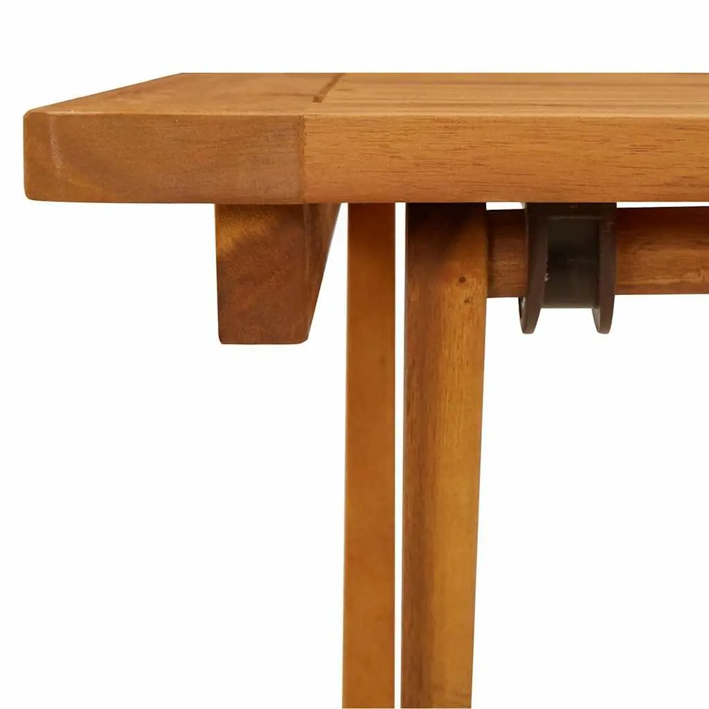 Folding Garden Table 60x60x75 cm Outdoor Patio Dining Furniture Acacia Wood