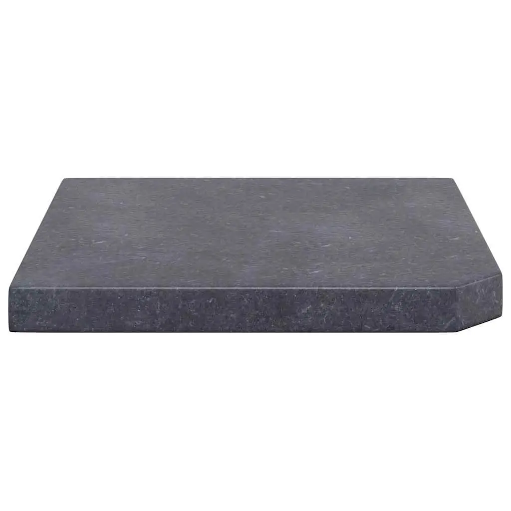 Umbrella Weight Plate Square Black Granite Base Stand 25kg