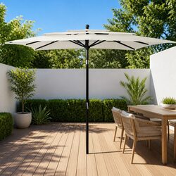 3-Tier Garden Parasol Outdoor Sunshade Patio Umbrella Crank Tilt Foldable