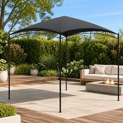 Gazebo 3x3x2.65m Anthracite Outdoor Pavilion Canopy Shelter Garden Party Tent