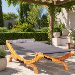 Outdoor Lounge Bed Sun Lounger Garden Patio Furniture Recliner Daybed Relaxation